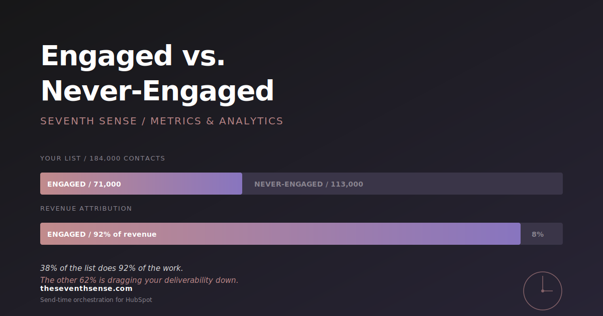 Engaged vs. Never-Engaged Contacts: A Smarter Way to Read Your Email List